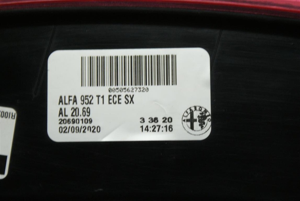 фото №3, Alfa romer stelvio qv 20-21 левая лампа задняя led eur