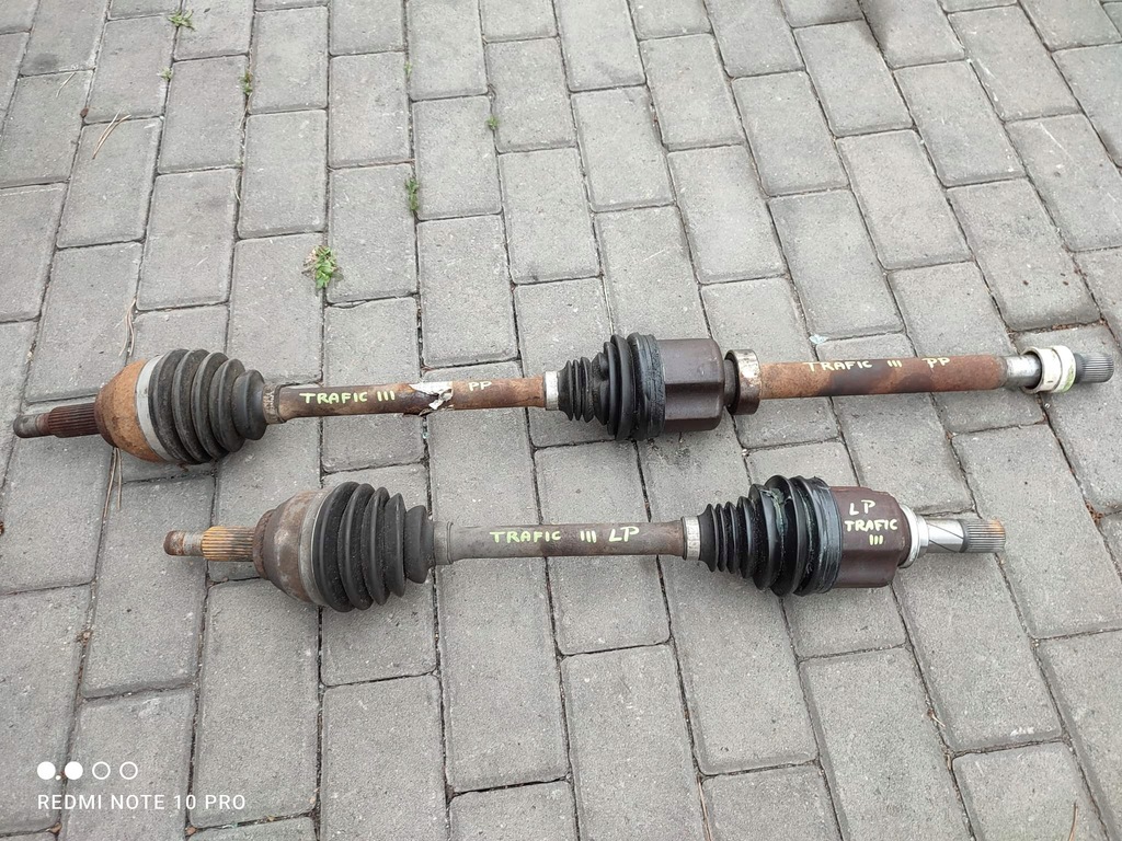 фото №1, Trafic vivaro iii приводной вал левая правая перед 1.6dci