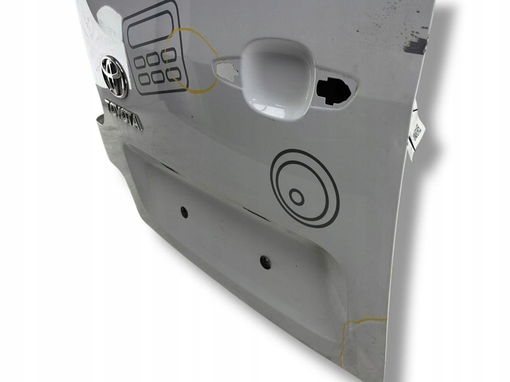 фото №6, Toyota proace 2018 задняя сторона левая дверь задние