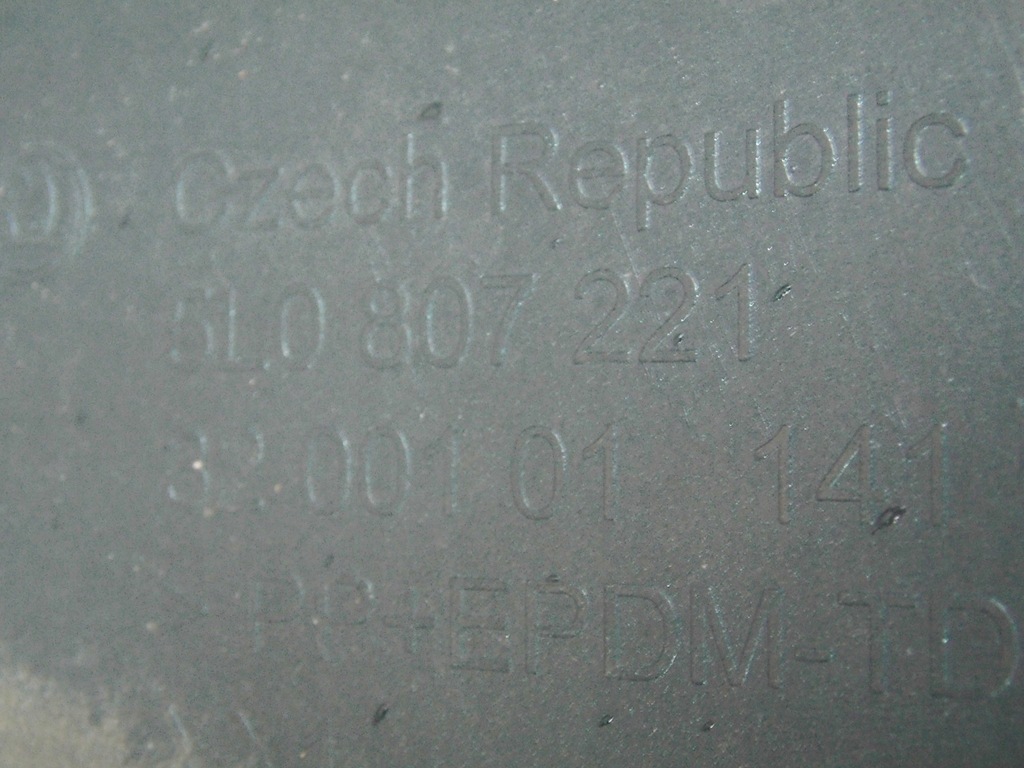 фото №14, Бампер передній решітка радіатора омивачі pdc skoda yeti 5l 2009-2013r зелений оригінал