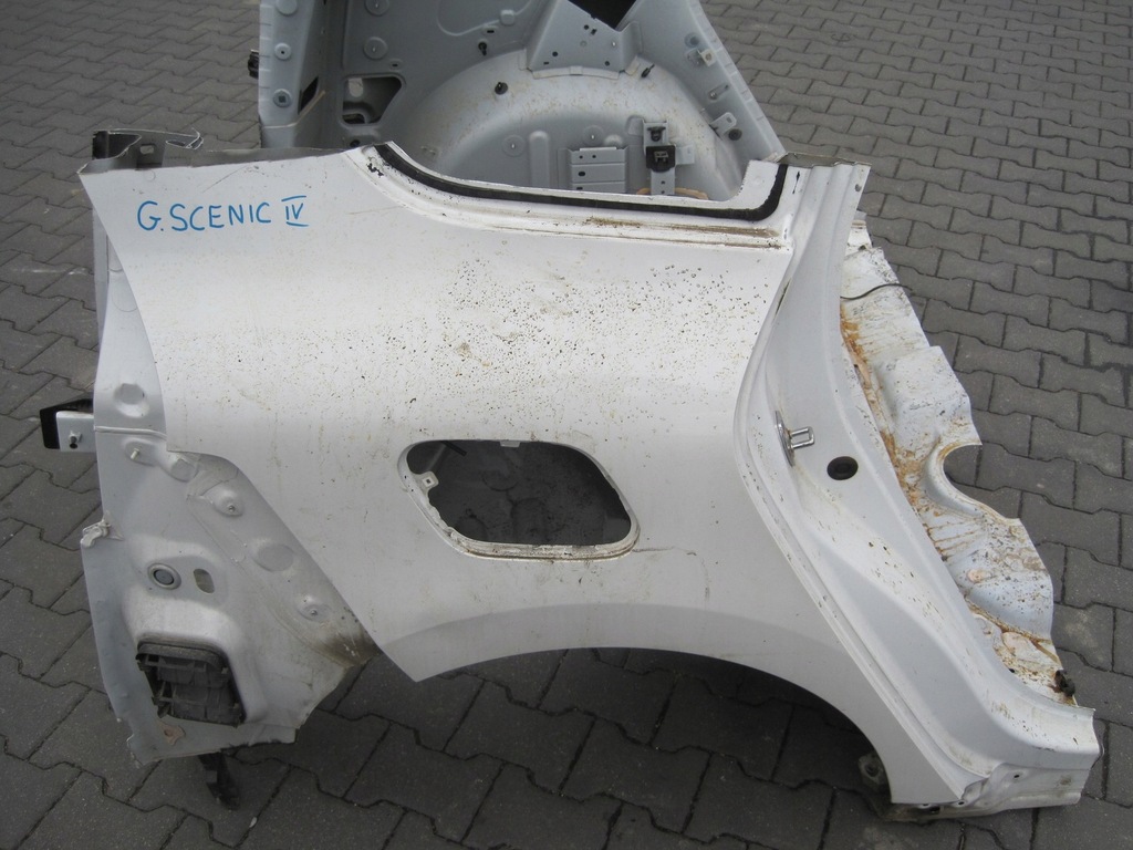 фото №4, Кузов крыло задняя renault grand scenic iv