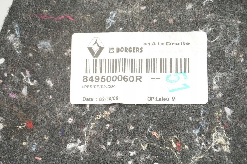 фото №6, Обшивка багажника правый renault grand scenic iii