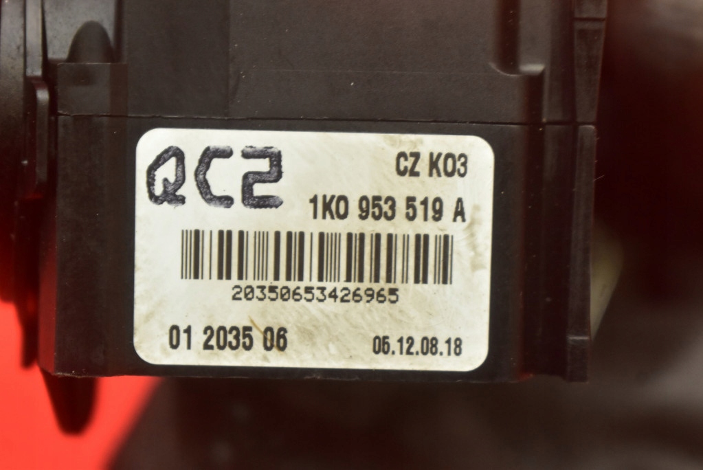 фото №8, Рычаг переключатель дворник 1k0953519a skoda octavia 2 ii 5d hb 04-08