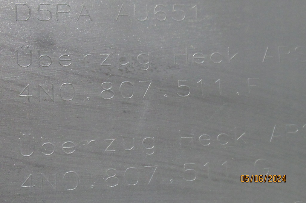 фото №15, Бампер задняя audi a8 d5 18- 4n0807511f