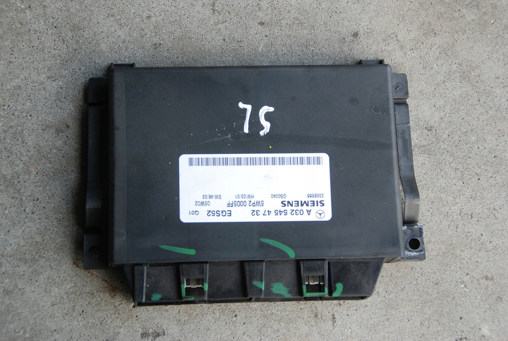 фото №1, Mercedes r230 3.5 sl модуль коробки блок керування