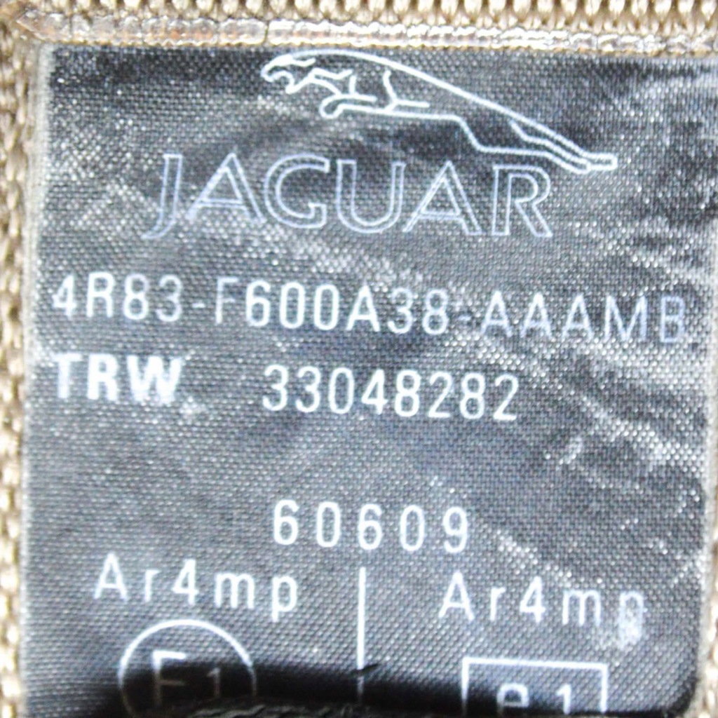 фото №5, Jaguar s-type 2005 pas безопасности сиденье заднего среднего