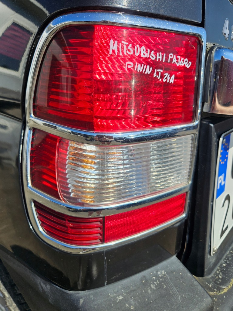 фото №9, Mitsubishi pajero pinin i лампа лівий задня ліва задня