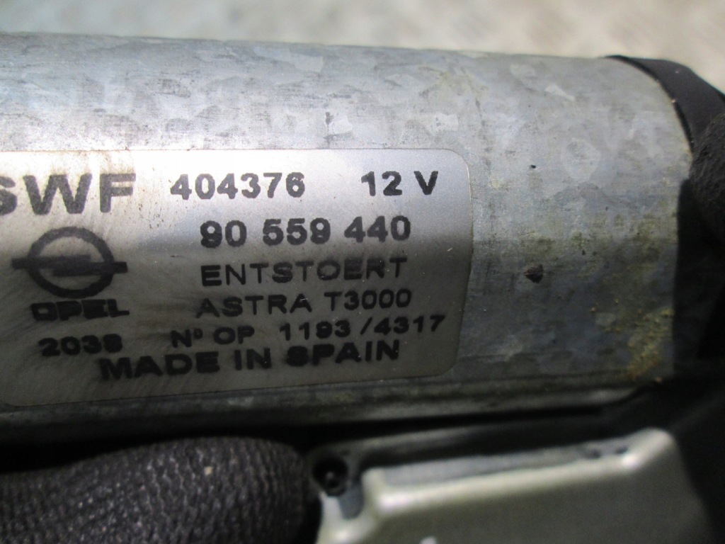 фото №4, Моторчик дворники задняя opel astra ii g hb 90559440