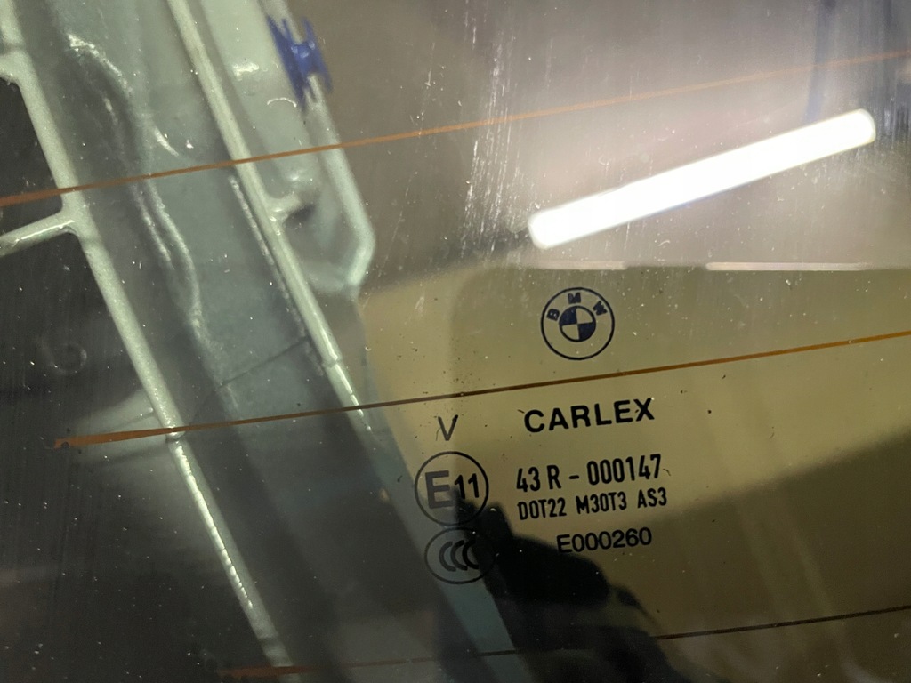 фото №10, Крышка багажника багажника спойлер тонированная стекло m-pakiet bmw 6 gt g32 a96 minerall weiss