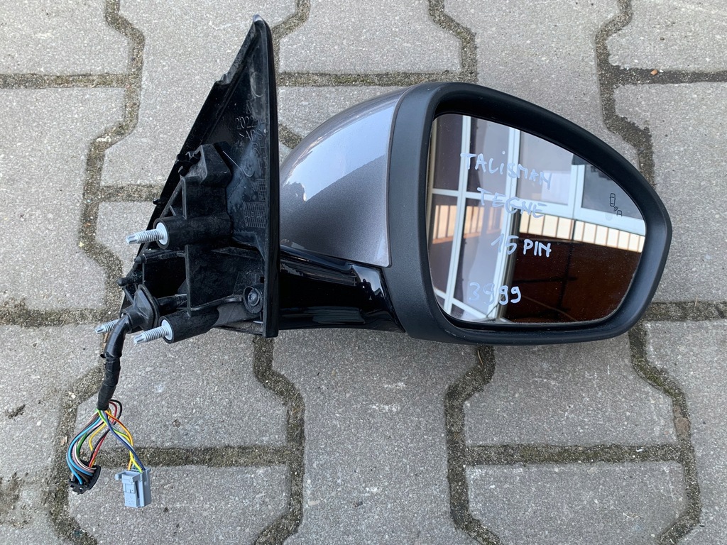 фото №6, Renault talisman зеркало правое полный 15 pin tekng eu