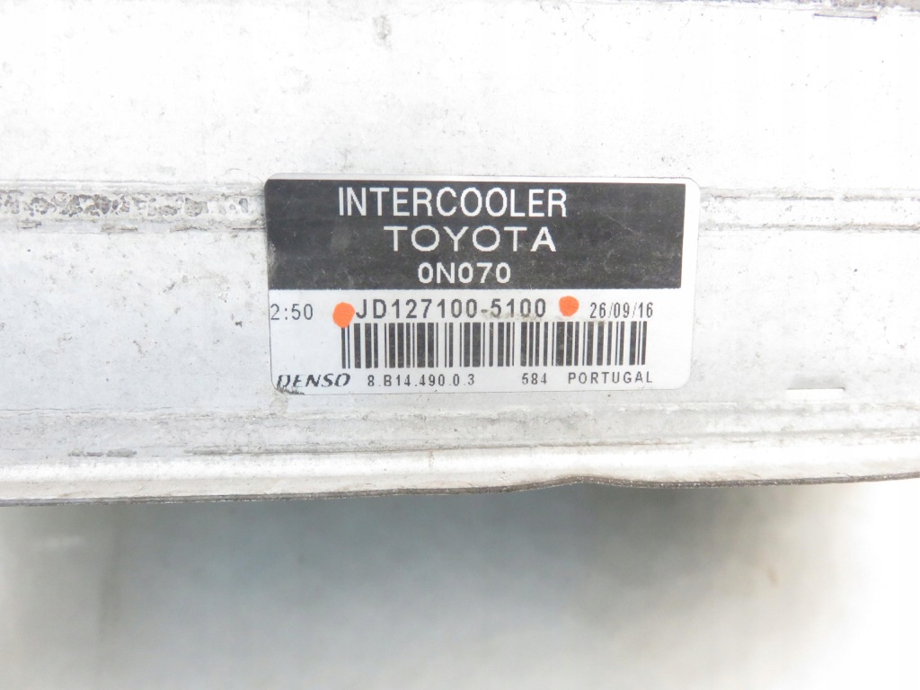 Интеркулер toyota urban cruiser 1.4 d-4d 4wd jd1271005100 с Разборки