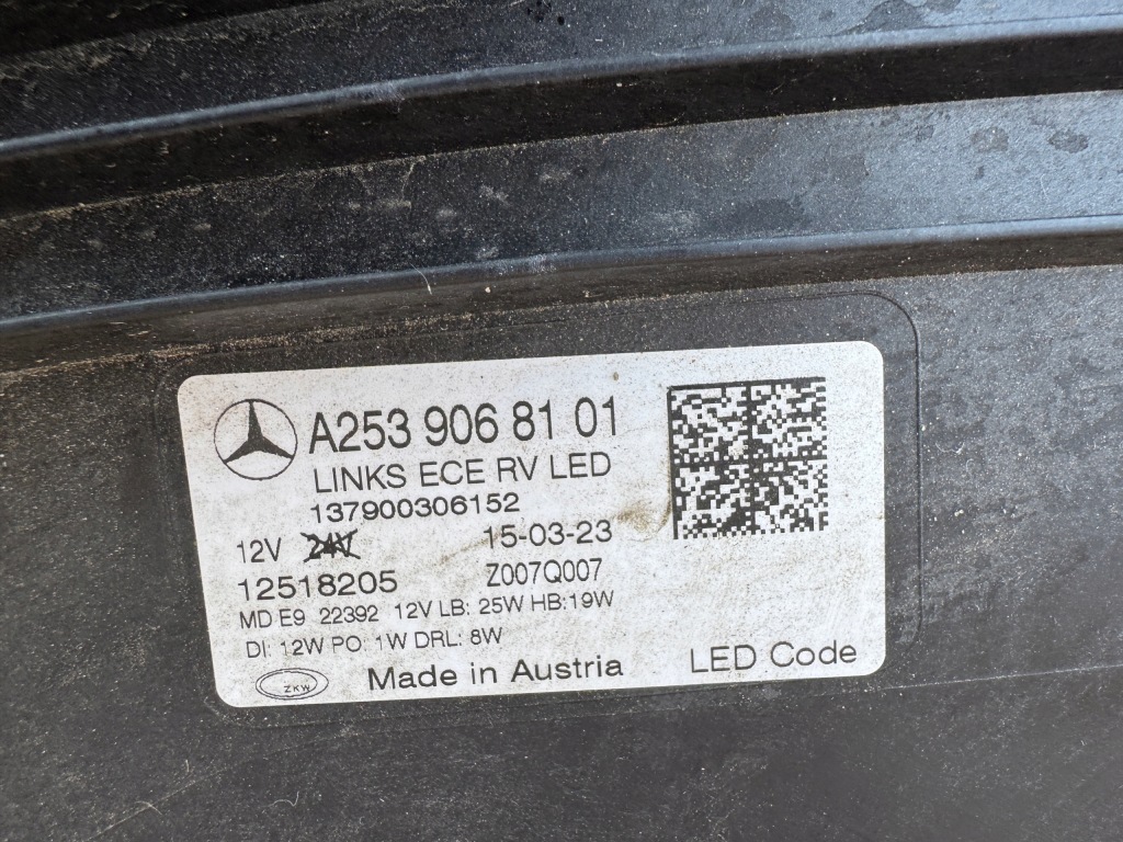 фото №7, Лампа mercedes glc w253 a253 x253 lift led high performance левая перед