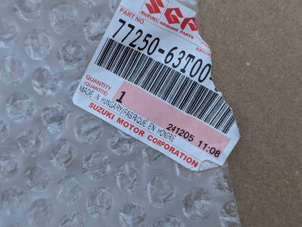 фото №10, Suzuki sx4 s-cross ii 2021- молдинг крыла правый задняя 77251-63t0 nowa orygi