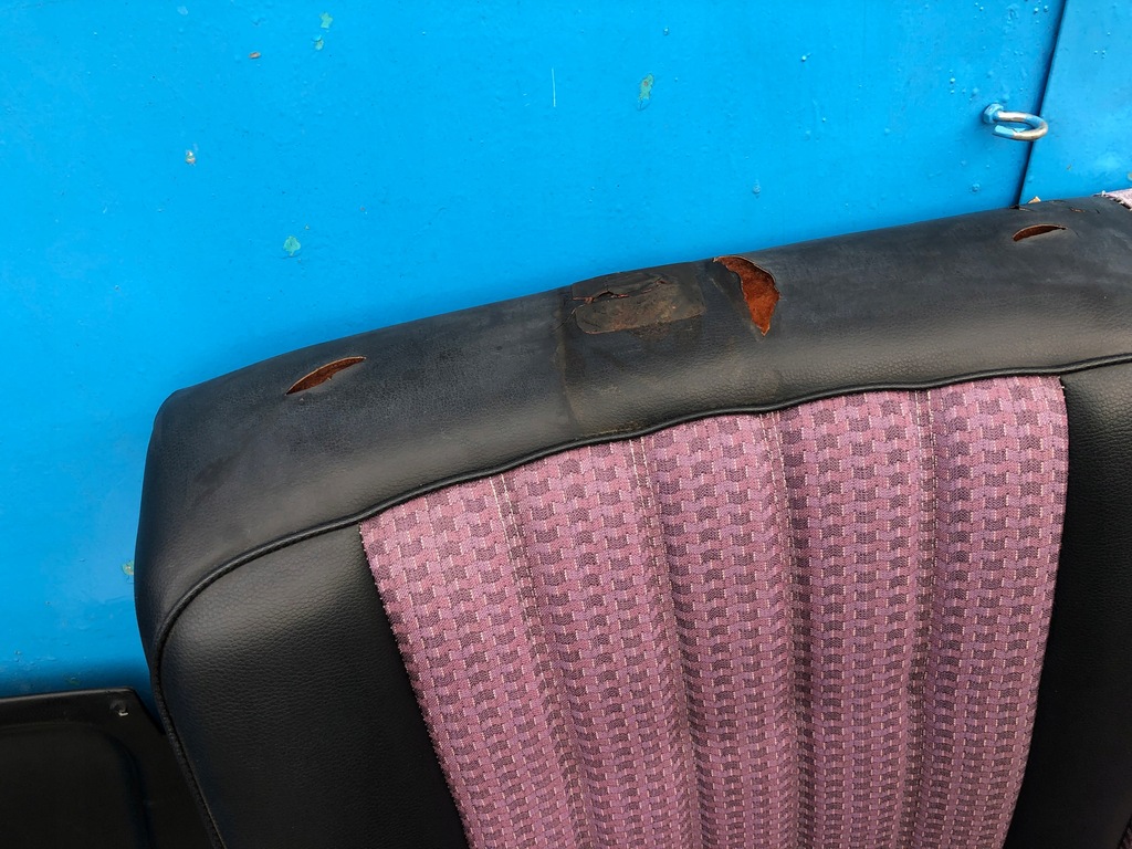 фото №12, Mercedes w123 coupe c123 сиденья обивка заднее сиденье сиденье комплект