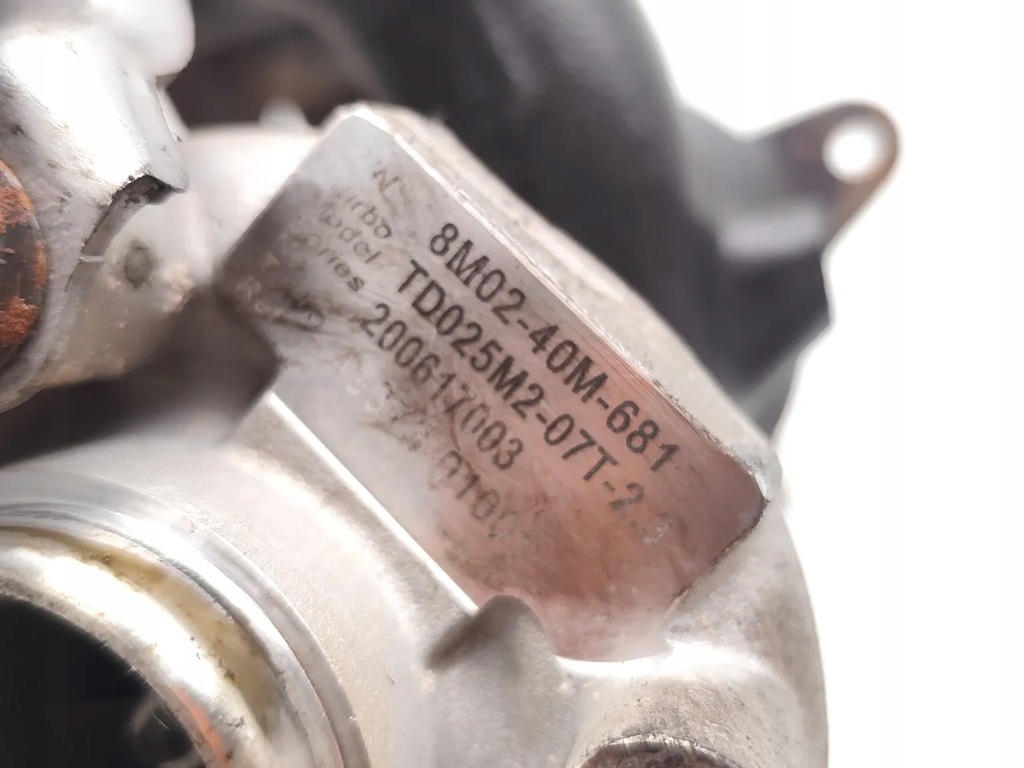 фото №7, Vw eos турбіна 1.4 tsi бензин 90kw 122 hp 49373-01001 03c145701n 2009