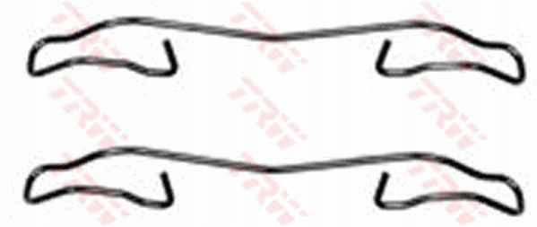 фото №2, Набір монтажний гальмівних колодок гальмівних renault wind 1.2 tce