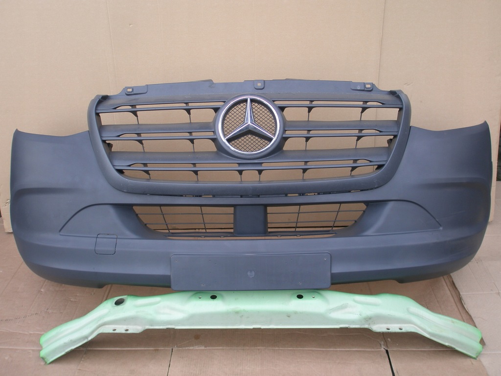 фото №10, Mercedes sprinter w 907 w 910 бампер передний решётка радиатора решётка радиатора балка оригинал m