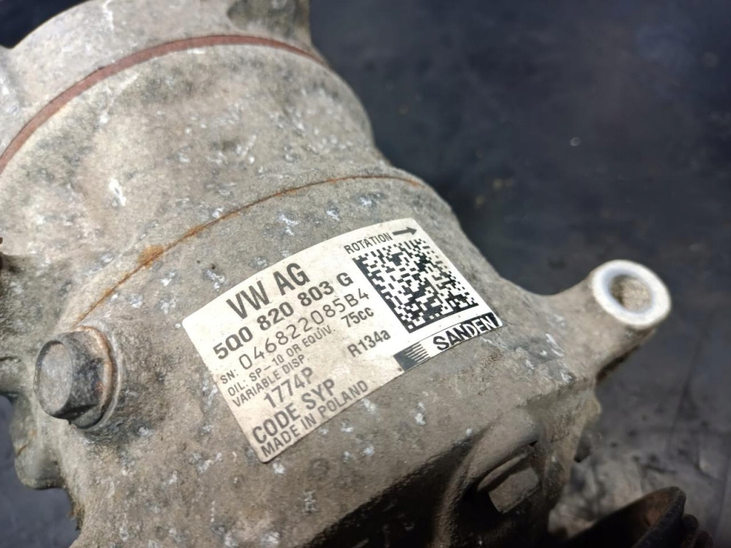 фото №4, Skoda fabia iii 1.2 компрессор кондиционера 5q0820803g