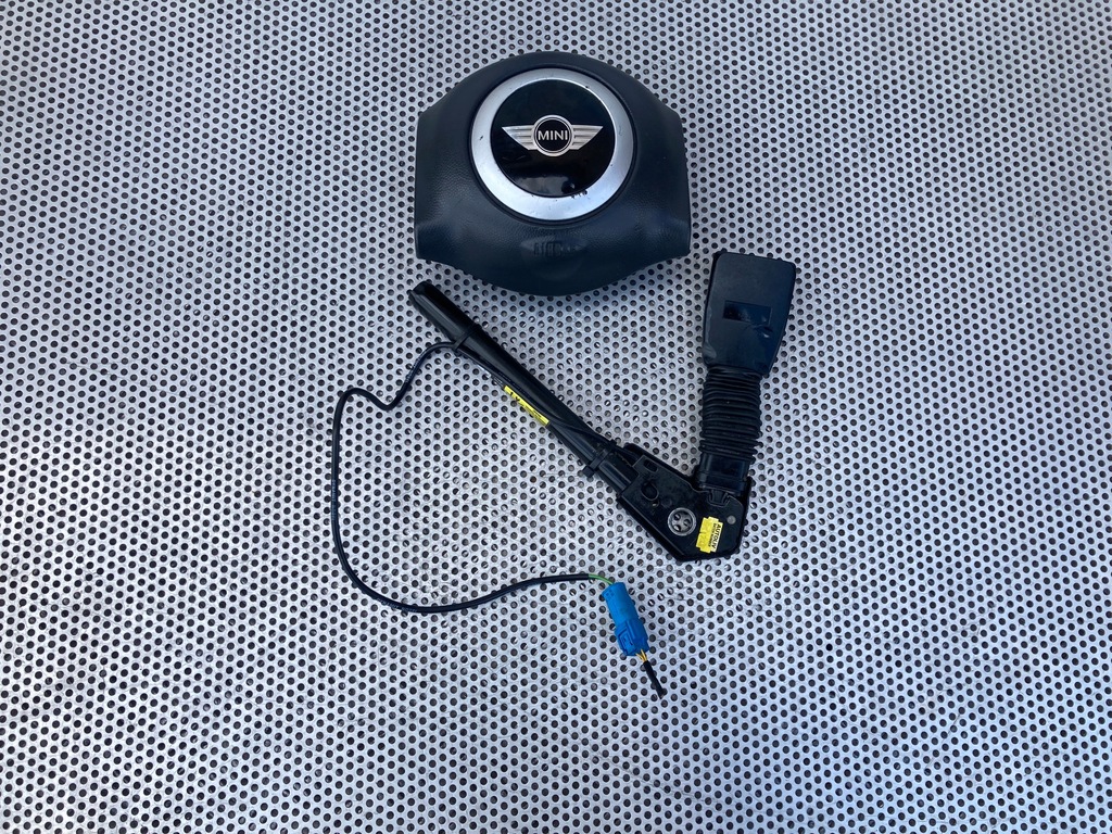 фото №1, Комплект подушка безпеки + натягувач водія mini cooper one i 1 cooper s r50 r52 r53