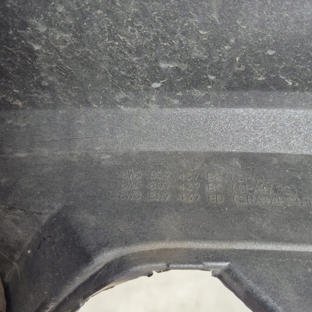 фото №11, Audi a4 allroad lift 8w0 19- бампер перед передний решётка радиатора 8w0807437bb spr pd