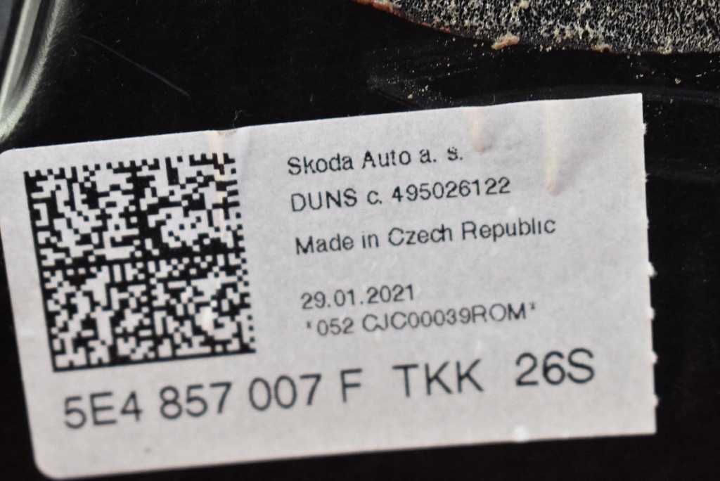 фото №9, Панель приладів приладова консоль панель приладів подушка безпеки eu skoda octavia 4 iv 19-24