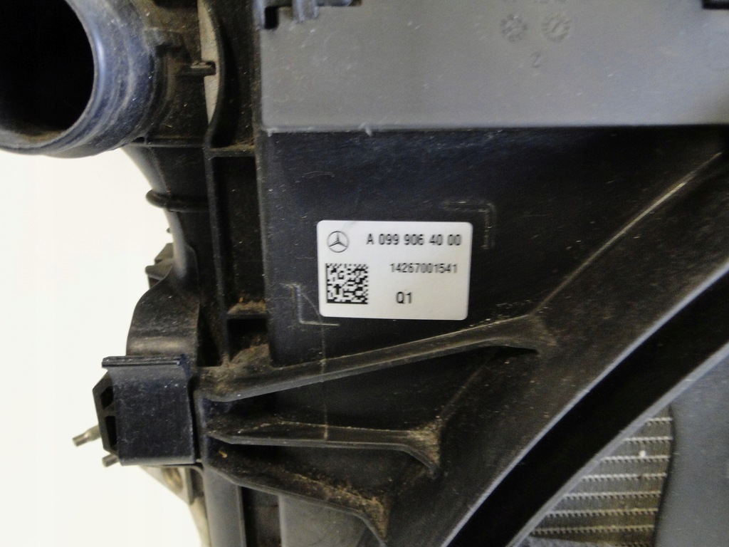 фото №9, Mercedes gle w166 166 радіатор wody + кондиціонера + вентилятор комплект