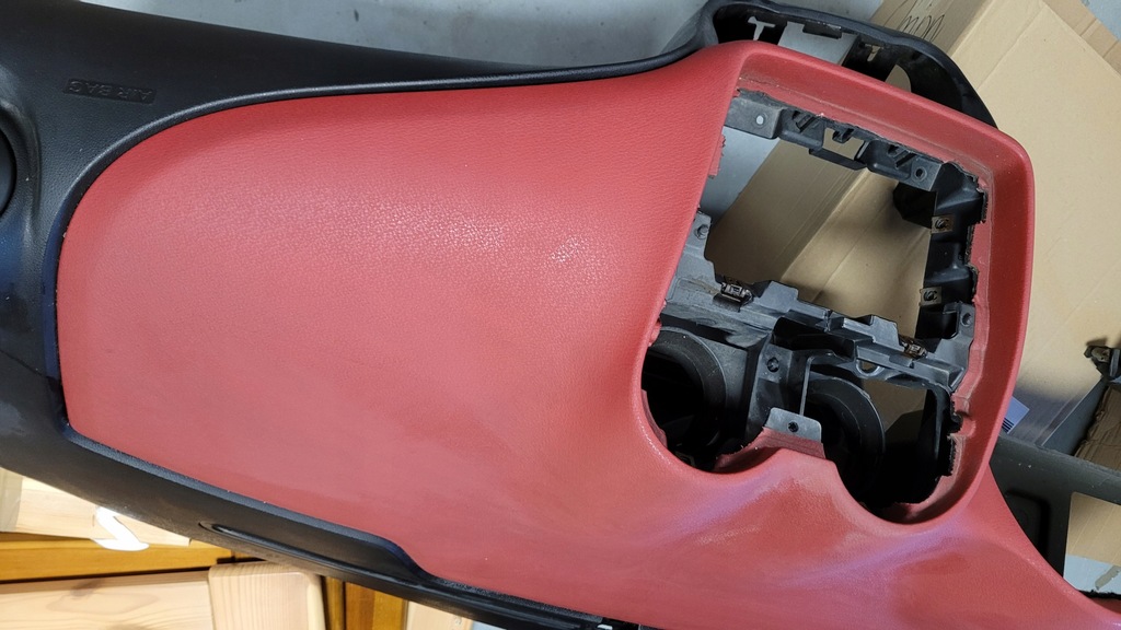 фото №13, Консоль панель приладів панель приладів alfa romeo mito czerwona oryg