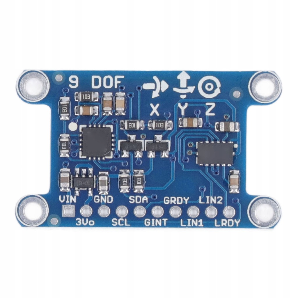 Датчик скорости угловой 9 оси  модуль гироскопический цифровой магнитный 3-5 v Киев