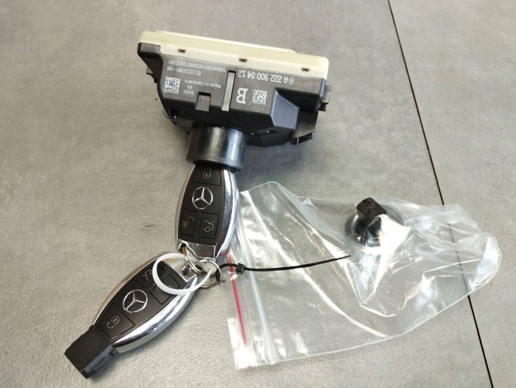фото №1, Mercedes-benz glc x253 замок запалювання ключ a2229003412