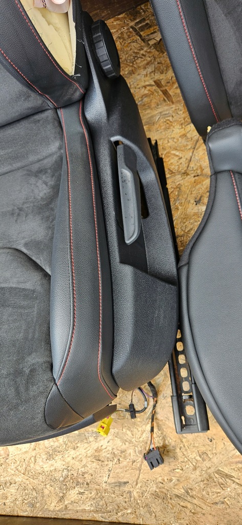 фото №11, Seat leon iii 3 hb сиденье сиденья заднее сиденье полукожа туннель средний комплект