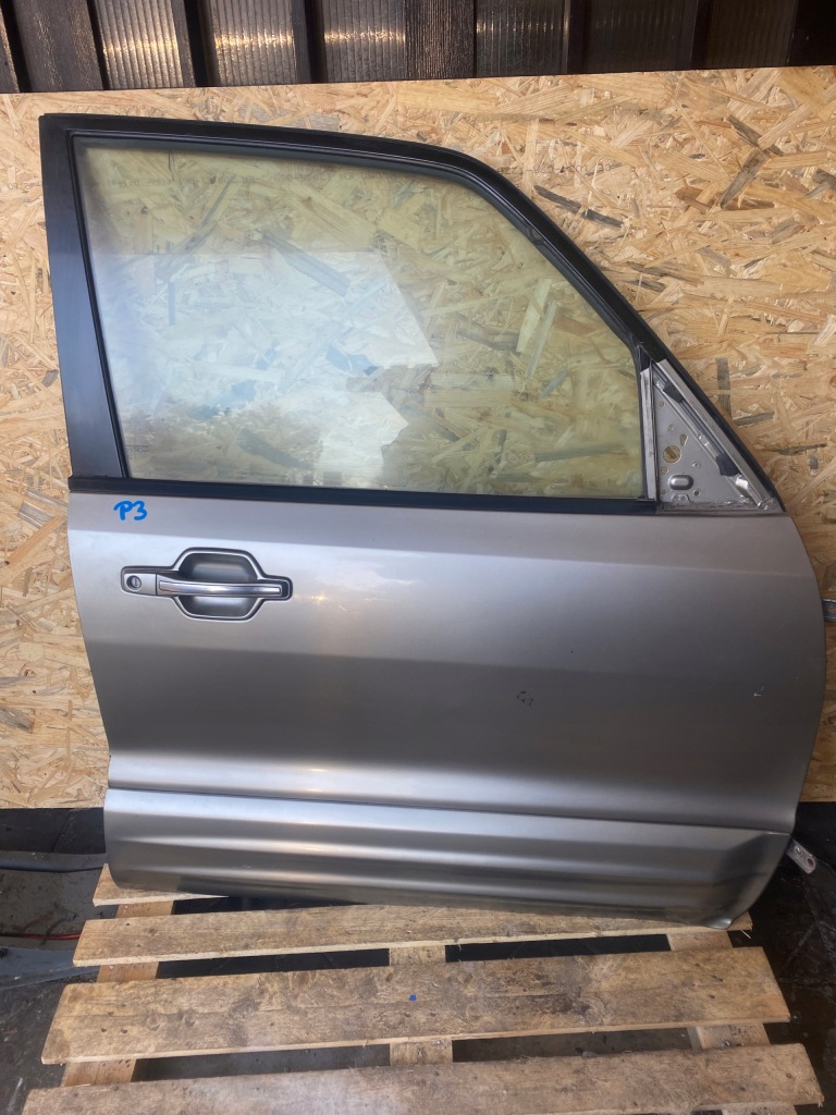 фото №1, Двері праве передні mitsubishi pajero iii 5d скло молдинг двері