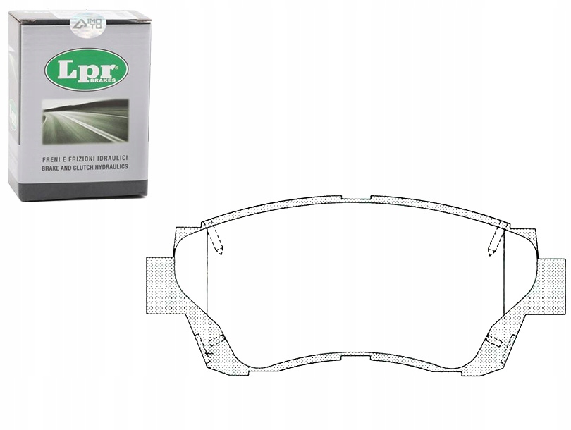 фото №1, Lpr гальмівні колодки гальмівні toyota camry celica 2.0/2.2/3