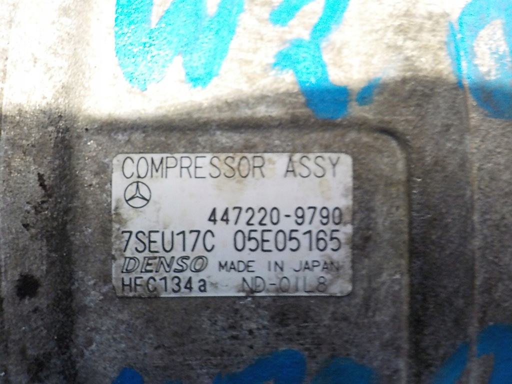 фото №6, Mercedes w203 компрессор кондиционера 447220-9790