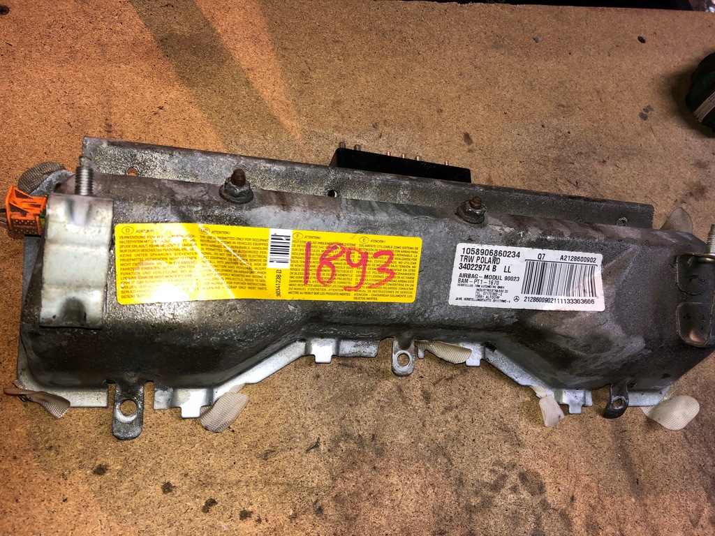 фото №1, Mercedes w212 подушка безопасности подушка a2128600902