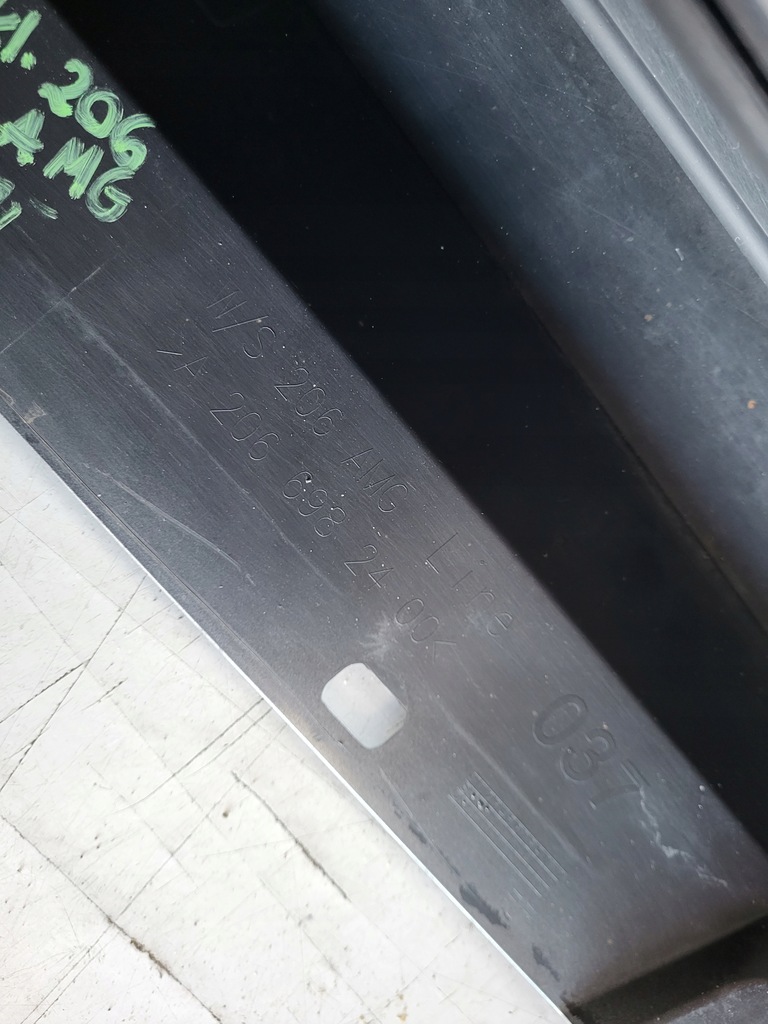 фото №14, Накладка молдинг порог правая mercedes c-klasa w206 amg