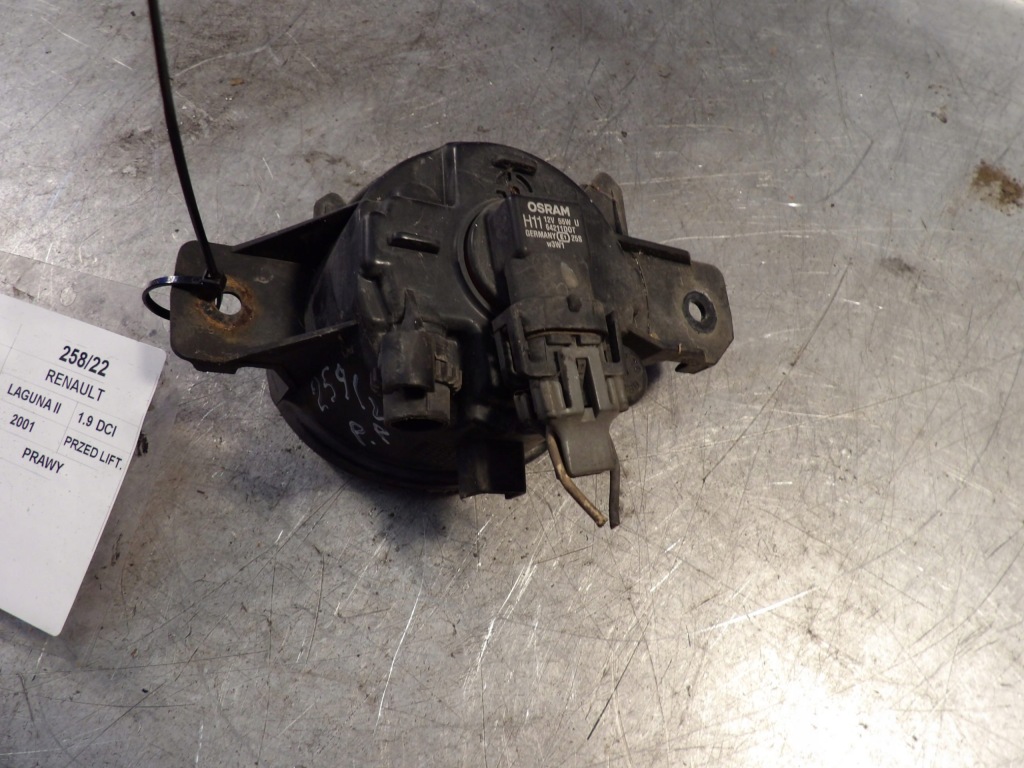 фото №2, Противотуманная фара правый renault laguna ii