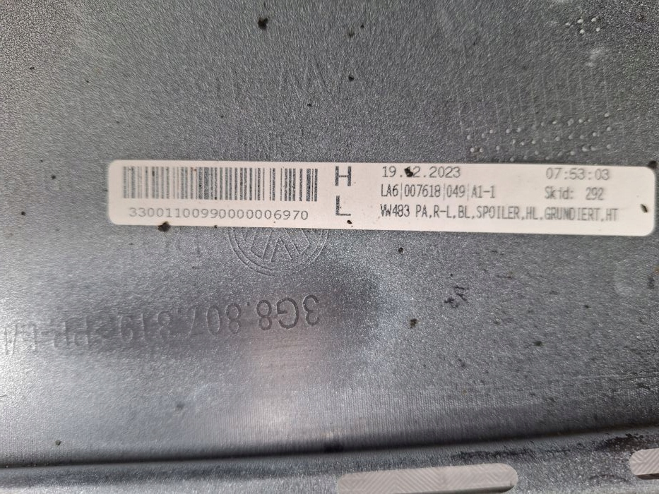 фото №4, Vw arteon r-line молдинг бампера задня лівий 3g8807819