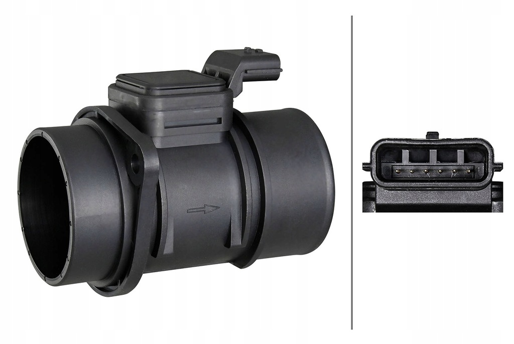 фото №1, Расходомер воздуха 6 pin модуль dacia duster sandero renault clio ii