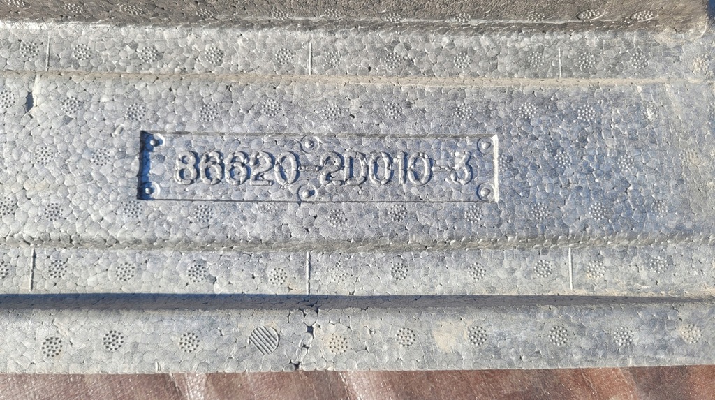 фото №9, Абсорбер піна пінополістирол бампера задня hyundai elantra 2000-