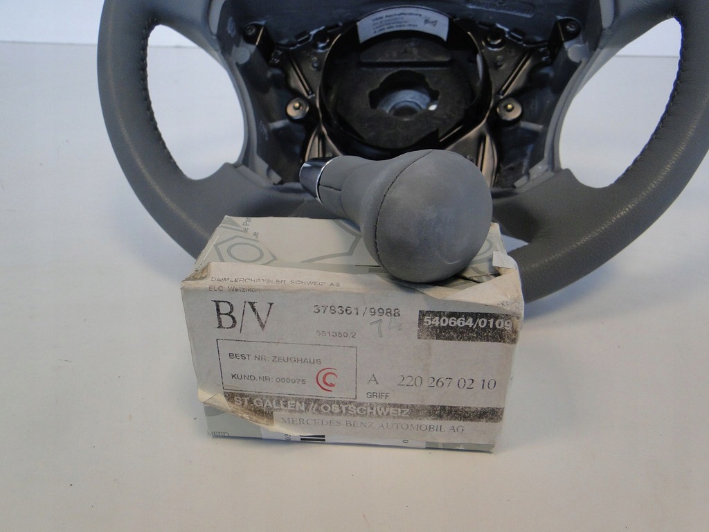 фото №5, Mercedes cl 215 w215 ручка перемикання передач gray