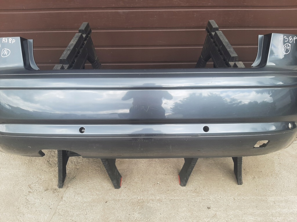 фото №6, Бампер задній audi a3 8p lata 2003-2008 3d 3 двері колір lx7z pdc датчики