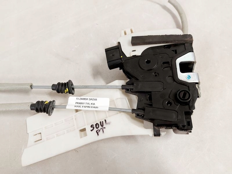 фото №8, Kia soul ii замок дверь правый задняя 6 pin 81420-b202