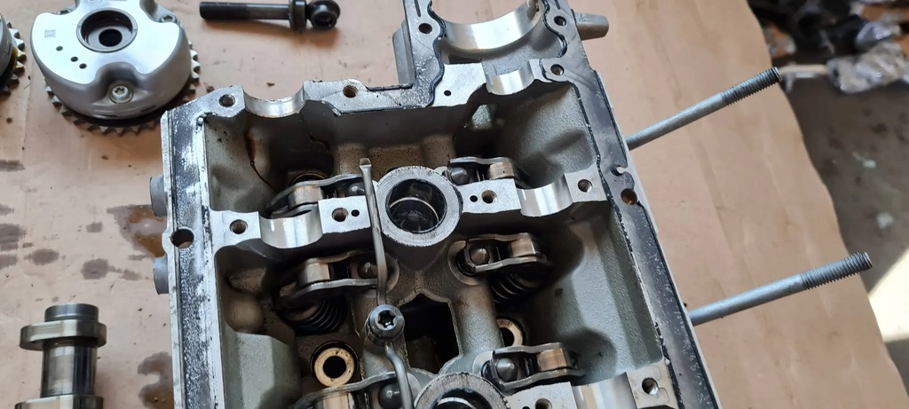 фото №10, A6 c7 4g lift головка двигателя левая валы 3.0 tfsi cre 06e103403aa a7 4g s4