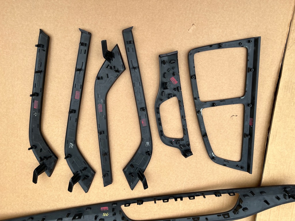 фото №16, Audi q7 sq7 4m оригинальные накладки декоративные декоры салона карбон карбон