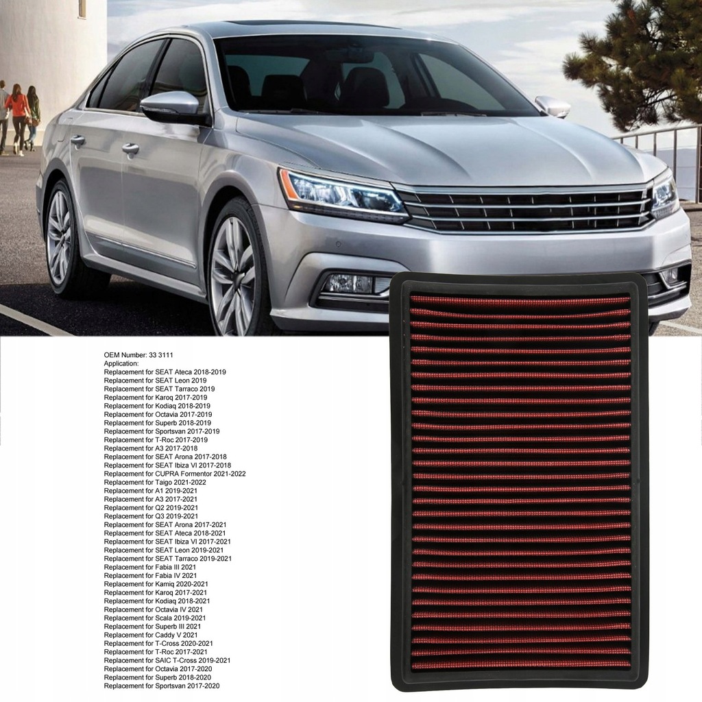 фото №12, Фильтр воздуха двигателя автомобильный 33 3111 заменитель фильтра воздуха