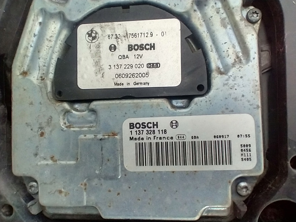 Bmw 5 e60 e61 3.0d радиатор комплект вентилятор 7561712 6930039 7545366 Оригинал