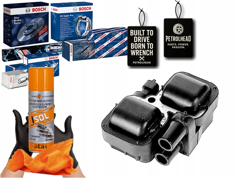 фото №1, Котушка запалювання mercedes m112 113 bosch #petrolhead pro+ kit4