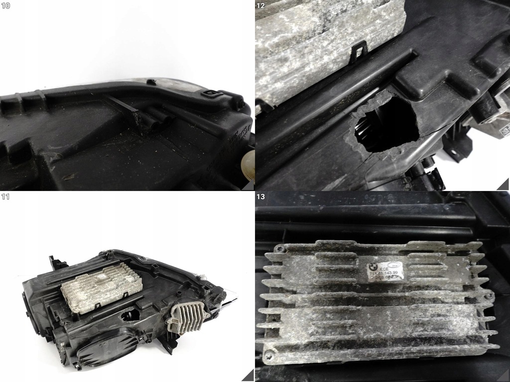 фото №11, Bmw 6 f12 f13 f06 10-14 лампа full led адаптивний права перед usa +блоки управління