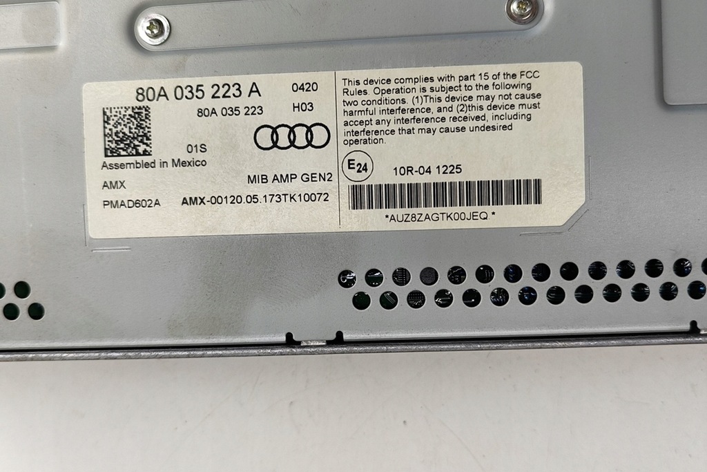 фото №5, Audi sq5 fy sound система аудио set 80a035453a 3.0 бензин 260kw 2017 265840