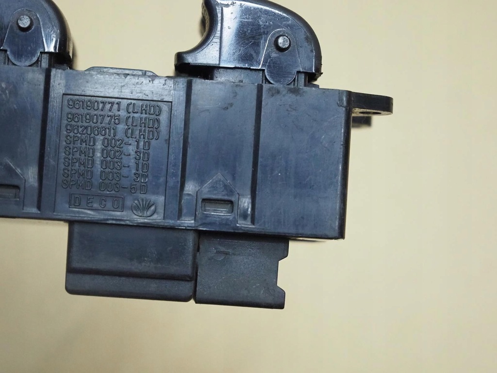 фото №12, Перемикач вікон лівий перед daewoo nubira 96190771